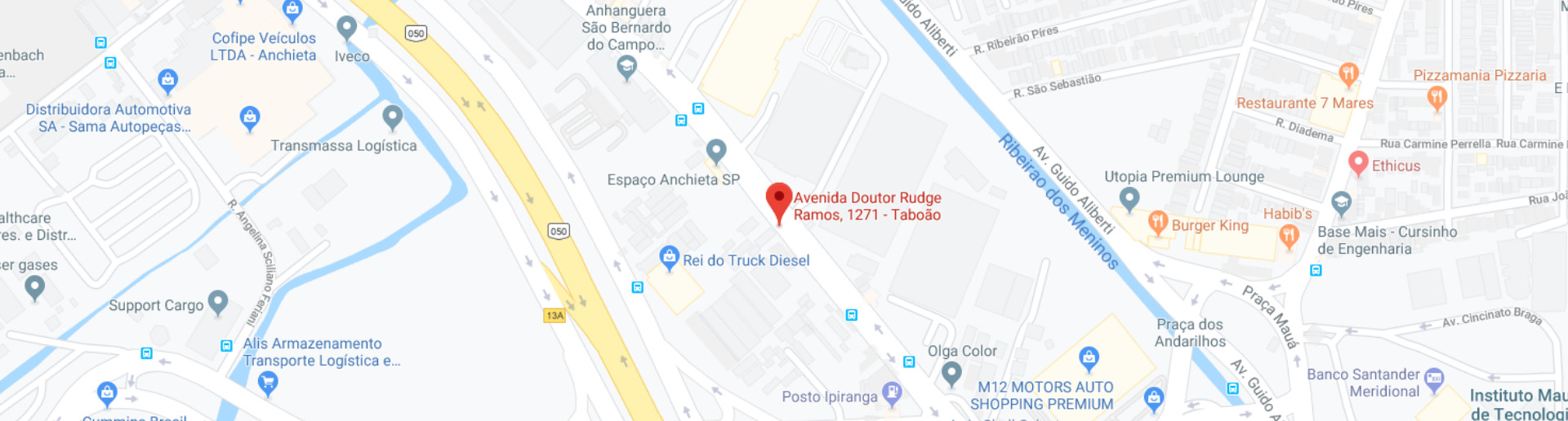 Localização do Motel